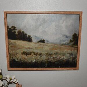 Charming Country Cottage 10x8 Framed Landscape Art Decor